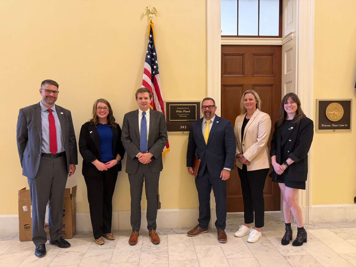 FeedFolks's tweet photo. Thank you to Evan Dean with the office of @USRepMikeFlood  for meeting with AFIA board members today to discuss resilient supply chains and feed industry priorities. https://t.co/d7uHEcd2rq