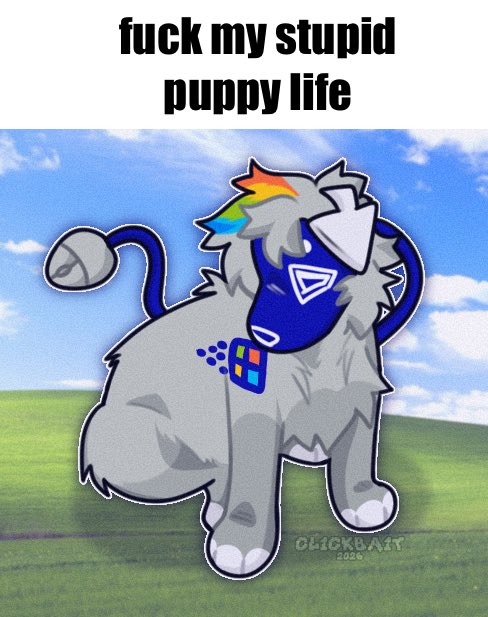 CL1CKBA1T's tweet photo. stupid puppy life 😔 https://t.co/KC10MT2oa4