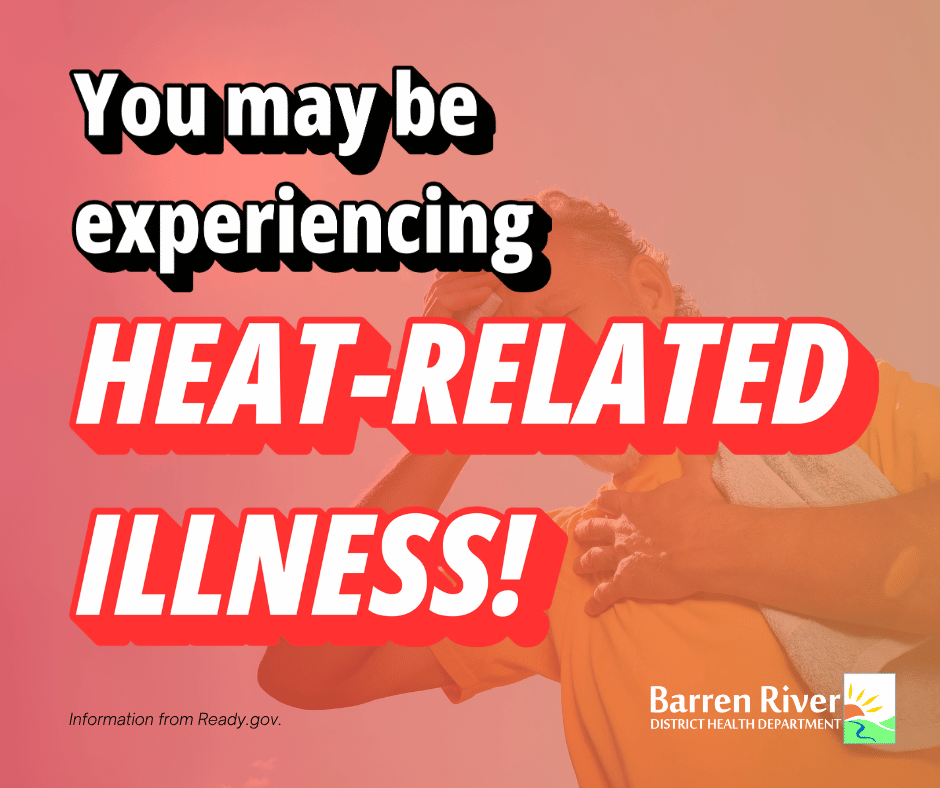 BarrenRiverHD's tweet photo. Know the signs of heat-related illness! 🥵

Notice these symptoms? Take the person indoors, remove excess clothing, and take sips of a sports drink/water.

If symptoms persist for more than an hour or if the person has a temperature of 103°F or above, seek medical attention. https://t.co/pXnalUmwIt