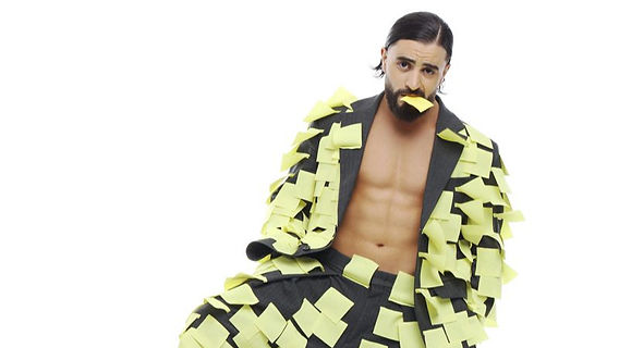 thatstevesmith's tweet photo. Gay Seth Rollins representing Armenia 
#Eurovision https://t.co/qCjXHdgzBz