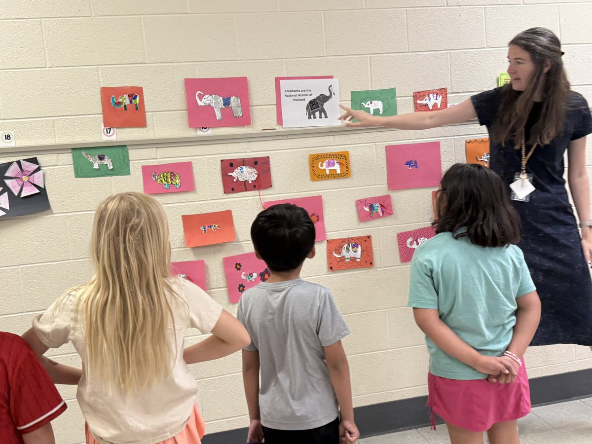 fssdMES's tweet photo. As the Festival of Arts &amp; Culture continues, today we discovered new and exciting information about cultures from all around the globe through hallway displays from our students which showcase information about food, animals, flags, famous landmarks, and much more! https://t.co/Vz4oAIbNOz