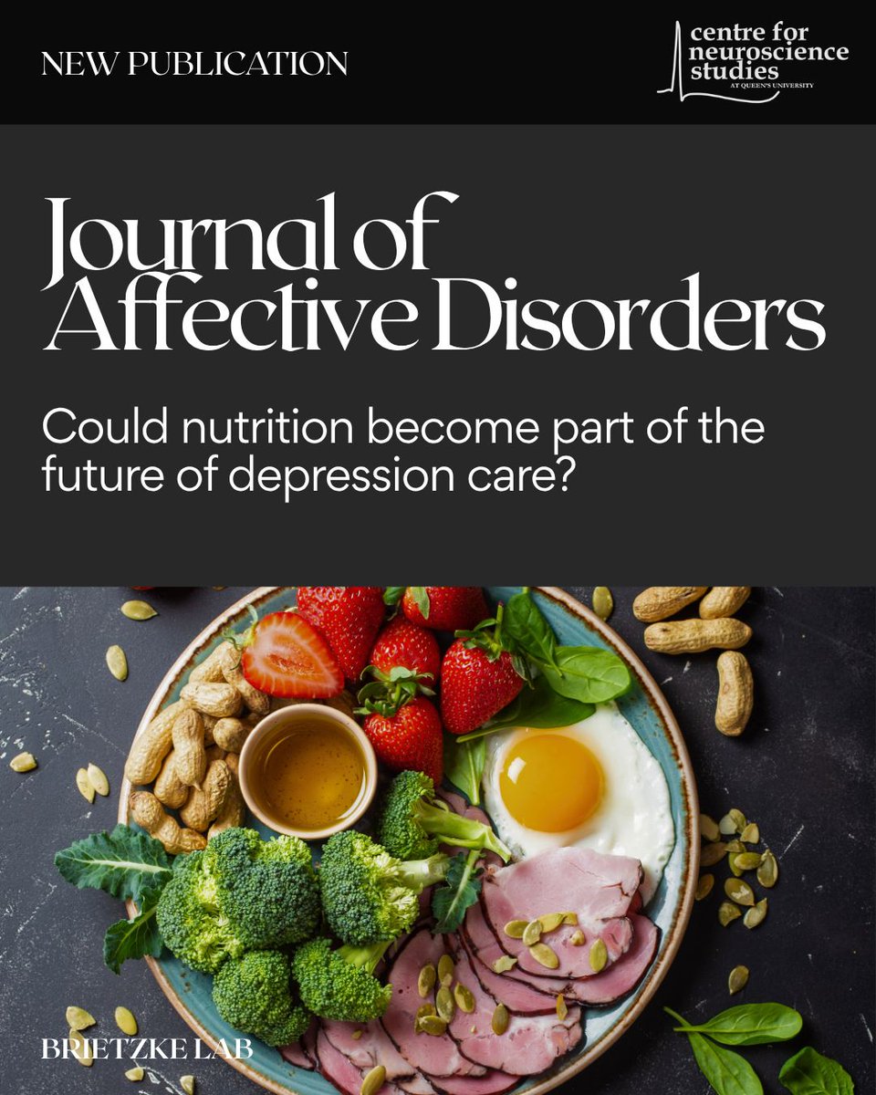 QueensU_CNS's tweet photo. What if treating depression also meant treating brain metabolism? This pilot study from the Brietzke Lab found a medically supervised ketogenic diet was feasible, safe, and associated with significant improvements in moderate-to-severe depression symptoms. https://t.co/89QttpNWTm https://t.co/Rw4kFmNUAS