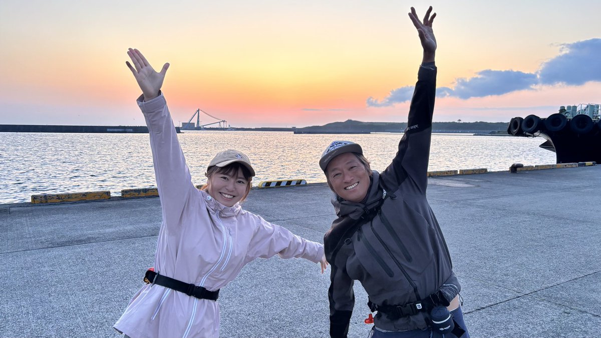 toco_FISHING's tweet photo. 本日は愛love fish‼︎❤️🐟の撮影です！！
今回は御前崎港の華丸さんでタイラバ釣行！乗っ込みマダイを狙ってこれから出船です！！
ゲストにはYouTuberであり農家でありアクティブに活躍中の田中さん！
#愛lovefish https://t.co/22KvELIbWL