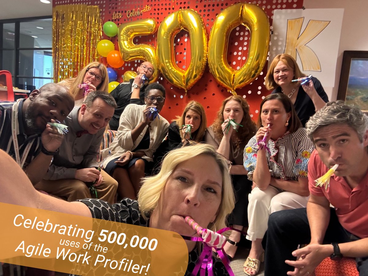 LATKnight's tweet photo. Our offices at @DeBruceFound have been absolutely buzzing with excitement this week - the Agile Work Profiler has now been taken 500,000 TIMES!

Let's continue building #CareerLiteracy for a stronger workforce. This is just the beginning!

#ExpandingPathways #Agilities https://t.co/Mhx13S0ESA