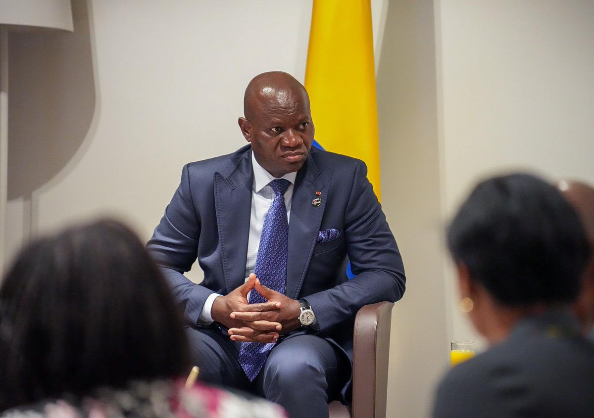 Diop_IFC's tweet photo. Très heureux d’avoir échangé avec S.E. Brice Clotaire Oligui Nguema, Président du #Gabon, partenaire stratégique pour le Groupe @Banquemondiale.
Nos discussions ont porté sur l’état d’avancement de notre coopération, notamment dans les secteurs de l’énergie (hydroélectricité et gas-to-power), du développement des chaînes de valeur agricoles et du tourisme. #ACF26