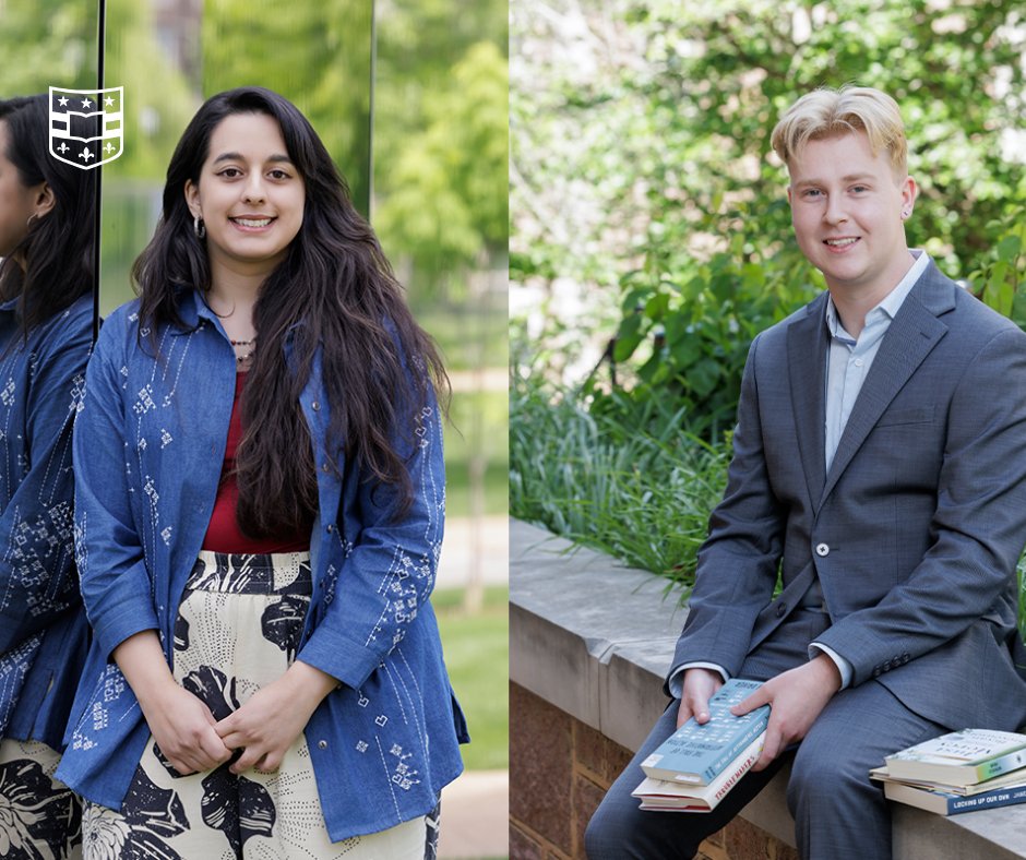 WashU's tweet photo. Before they take the #WashU26 Commencement stage, graduate student speaker Sejal Popat and undergraduate student speaker Mason Shaver reflect on the journeys that brought them to WashU and the experiences that shaped them along the way. β€οΈππ https://t.co/2YcG0HcuFm https://t.co/vXCDjtjsB6
