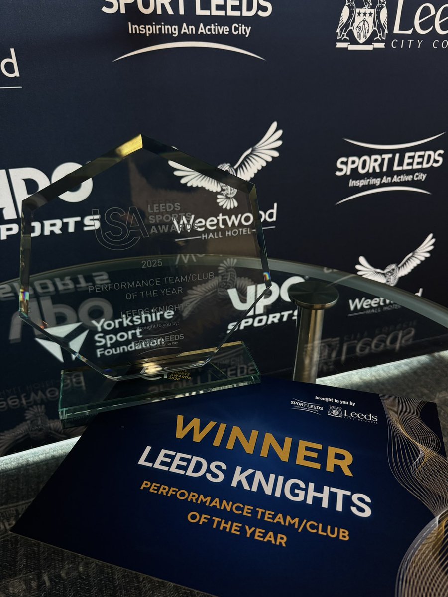 Leedsknights's tweet photo. Another trophy to add to the collection this year!! 🏆👏 https://t.co/lWvlLp8CVa