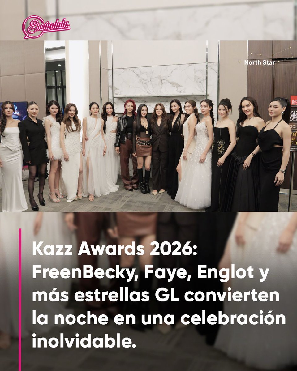 escandalamx's tweet photo. En lo más leído de la semana:

La ceremonia de los Kazz Awards 2026 reunió a grandes estrellas GL tailandesas y confirmó que el género vive uno de sus momentos más grandes a nivel mundial. 🙌🙌🙌😍😍

#KAZZAWARDS2026 #GL #GLThai

👇👇👇
https://t.co/SOAU7Hsm7D https://t.co/aRpQI3z61l