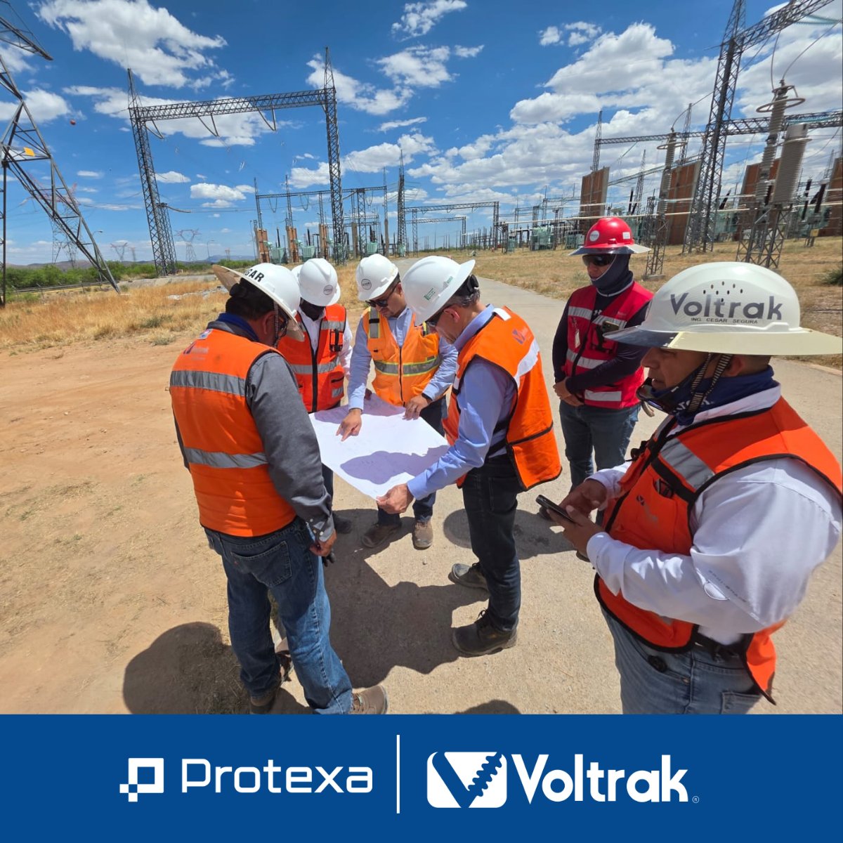 protexa's tweet photo. En #Voltrak trabajamos cerca de nuestros clientes, realizando recorridos en campo y supervisiones constantes que nos permiten entender cada proyecto, anticiparnos a las necesidades y garantizar soluciones seguras, eficientes y confiables. https://t.co/xfOx336rDH