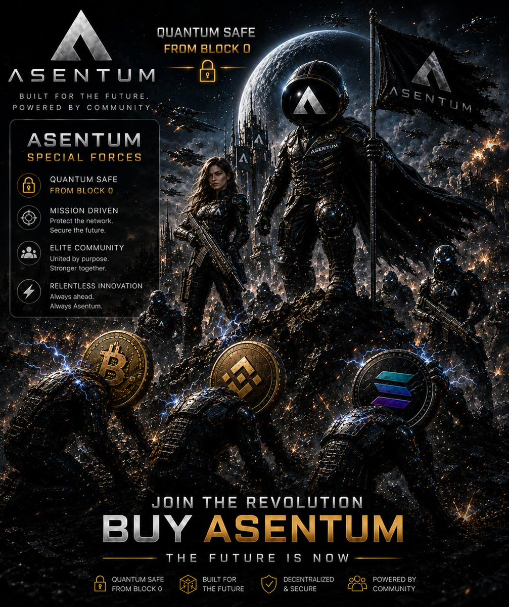 MayorcaYves's tweet photo. $ASE isn't just another L1-it's building for the post-quantum era. From JS smart contracts to quantum-safe cryptography at the core, this is a rebuild of blockchain fundamentals. Still early, but the vision is bold. 

@Asentum #ASE #QuantumEra https://t.co/4mHIWvW70n