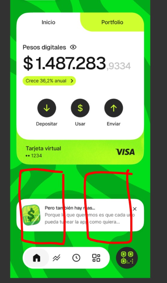 ekiel22's tweet photo. @vickyguareschi creo que ordena bastante, me gusta. 
El icono $ que dice "Usar" me parece que confunde, (refiere al "convertir" actual?) . 
La sección central podria reutilizarse en forma de dos columnas (como en la img adj).
Y la sección inferior me gusta porque es bien simplificada! muy bueno https://t.co/QnzYHrJkB9