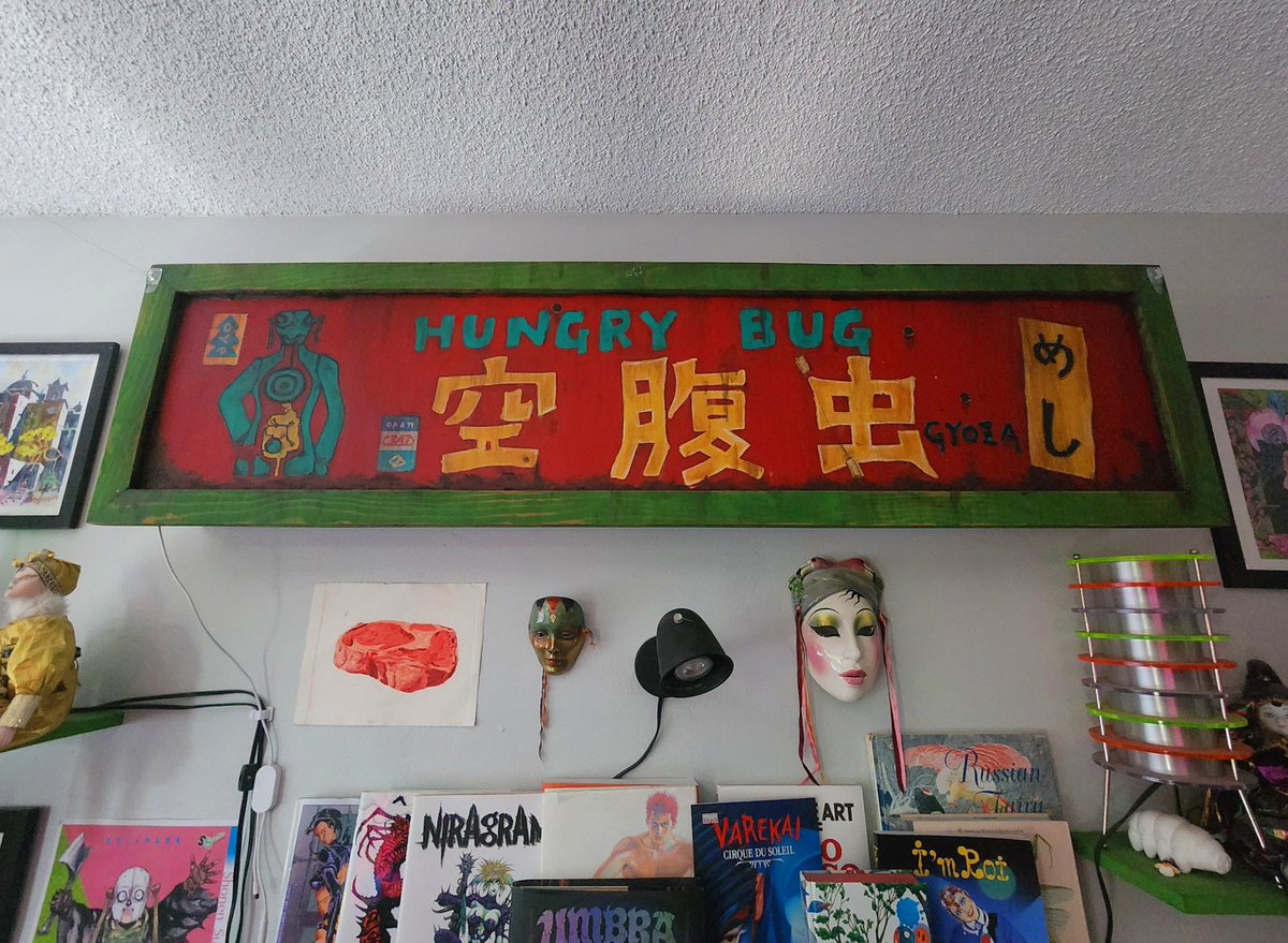 CH1MERA_ERA's tweet photo. hungry bug sign i made back in 2021 :P https://t.co/yd72k0tnYE