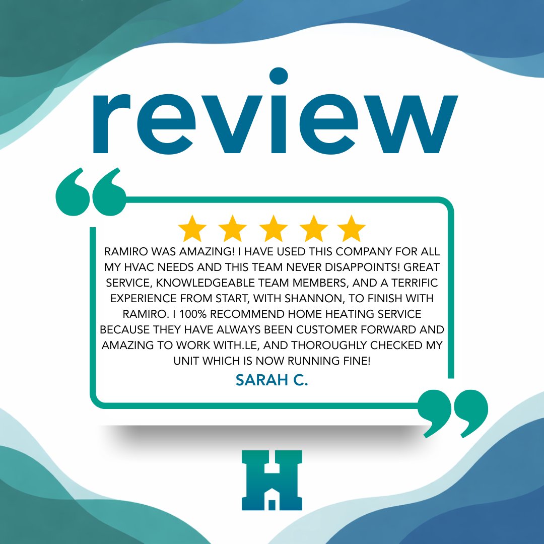 HomeHeatingInc's tweet photo. Thank you to Sarah and Roxann for your kind words and continued trust in our team. From a friendly, customer-first experience from start to finish to same-day AC repairs and clear, helpful explanations, we’re proud to deliver service our neighbors can feel confident in. https://t.co/0mS4QALYse