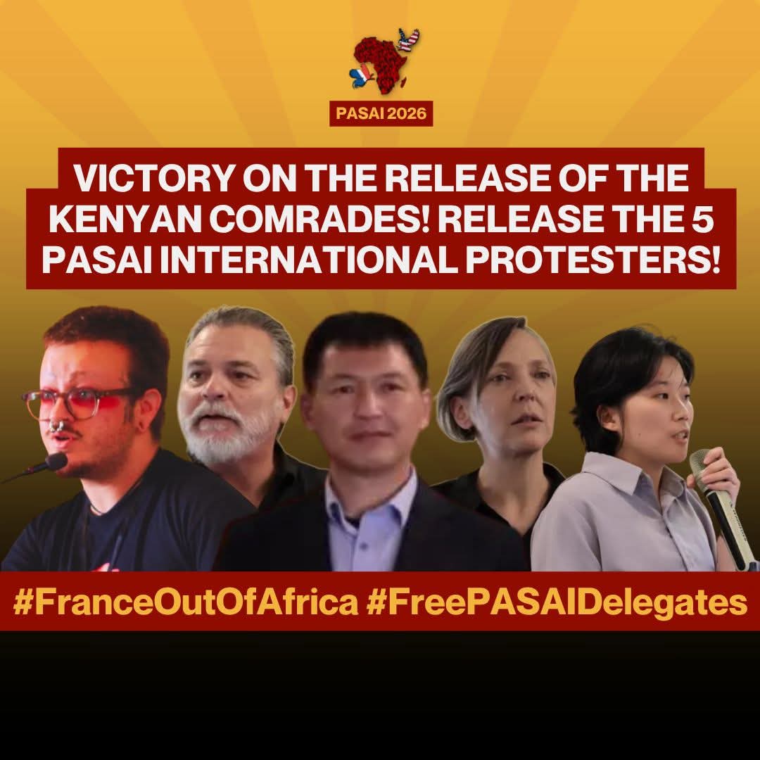 Christi79445763's tweet photo. From the Pan African Summit Against Imperialism, the message is clear: we must reject the imperialist drive to war.
#FreePasai5
#FranceOutOfAfrica @FranceinKenya @UKinKenya @FCDOMattBaugh https://t.co/Pimk4hNJJ3