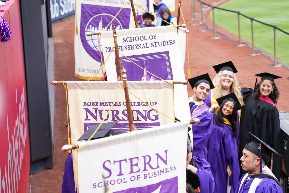 NYUSPS's tweet photo. Congratulations Class of 2026! Here's a sneak peek from today's All-University Commencement held at Yankee Stadium. We'll see you at Radio City for our two convocation ceremonies! 🎓

#WeAreSPS #NYUSPS2026 #NYU2026 https://t.co/2deynjQSLX