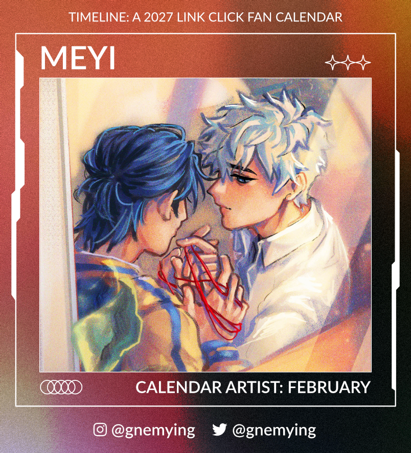 LCcalendar's tweet photo. Meet our February artist, Meyi! Find her on Instagram and Twitter @gnemying 📸

🗓️ Preorders for Timeline: A 2027 Link Click Fan calendar open on July 25th https://t.co/cmGofuFzcK