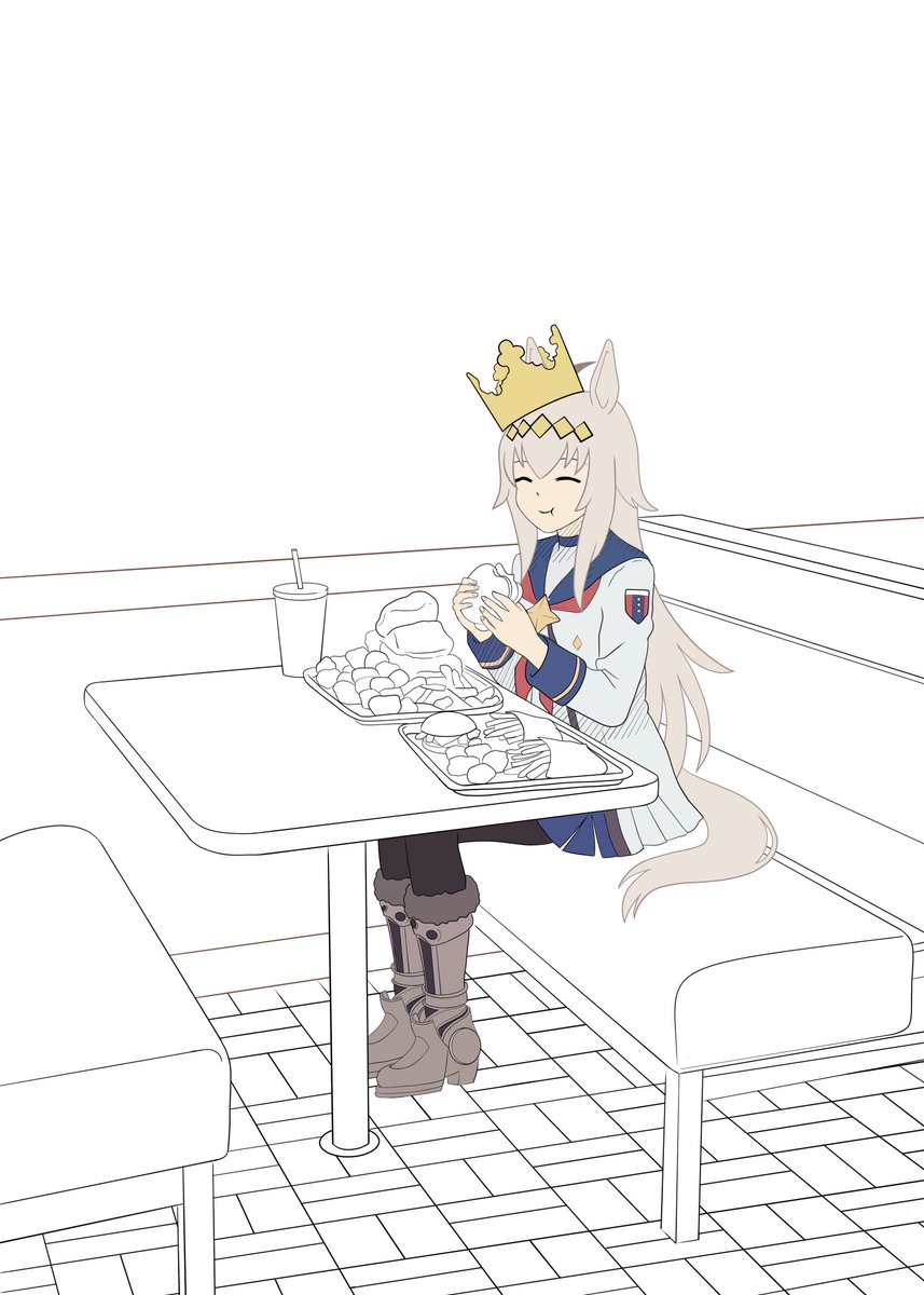 ArcticOutpost's tweet photo. A nice Oguri Cap piece I'm working on
[ #OguriCap | #umamusume | #Oguri | #fanart | #WIP ] https://t.co/bGqFVxOR3M