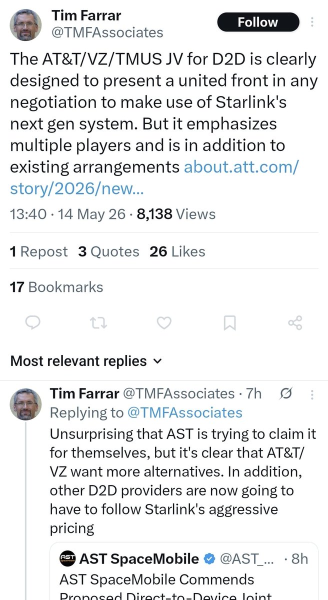 IsTMFwrongToday's tweet photo. Yes.

$ASTS https://t.co/BC7RFHZE87