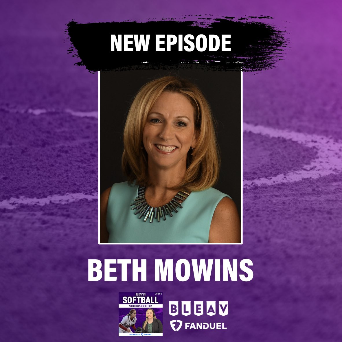 BleavInSoftball's tweet photo. 📺 NEW EPISODE 📺

This week, host @JennaBecerra01 chats with legendary @espn commentator @bethmowins about all things softball, broadcasting, breaking barriers, and more ahead of #Mayhem.

Presented by @FanDuel. Get it anywhere, including YouTube!
https://t.co/JcU15ZWBkd https://t.co/7G1XC6inN5