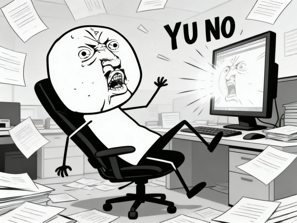 Y U NO tweet media