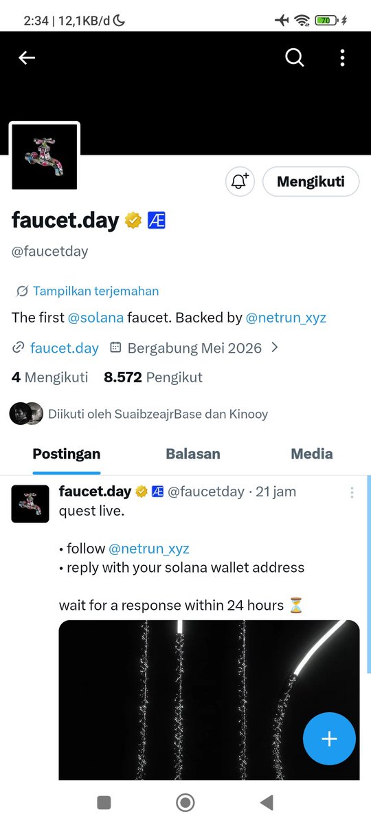 anisar1990's tweet photo. @faucetday @netrun_xyz Dong min
6kqQFBK44sWhm88gwhZyqi2DLGavGPG173AjP1nHdj97 https://t.co/1hvmj8608H