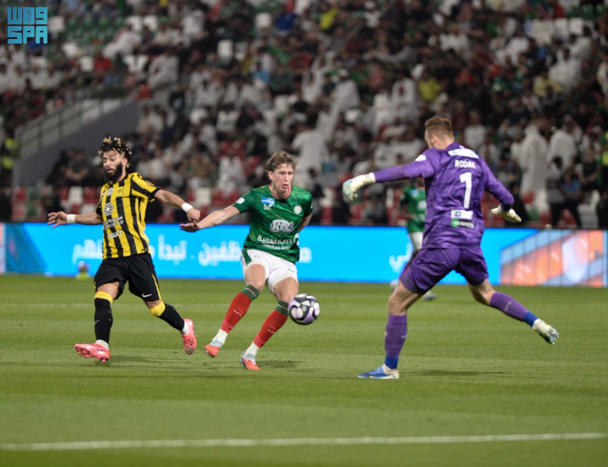 SPA_Spor's tweet photo. الشوط الثاني من مواجهة الاتفاق والاتحاد.
#واس https://t.co/w7Lme7nLpy