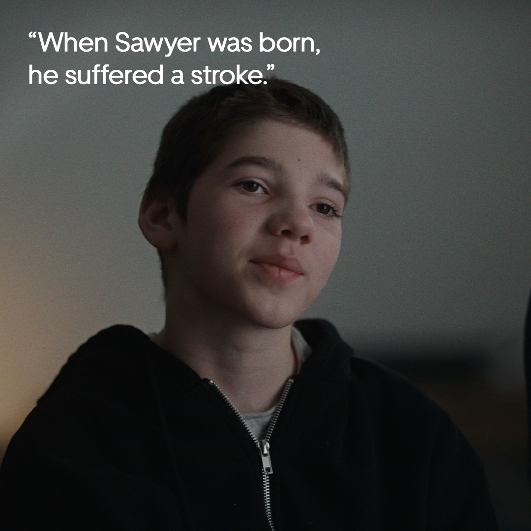 Uber_Canada's tweet photo. 1 in 2 Canadians use Uber to get to their healthcare appointments, like Sawyer and his family.