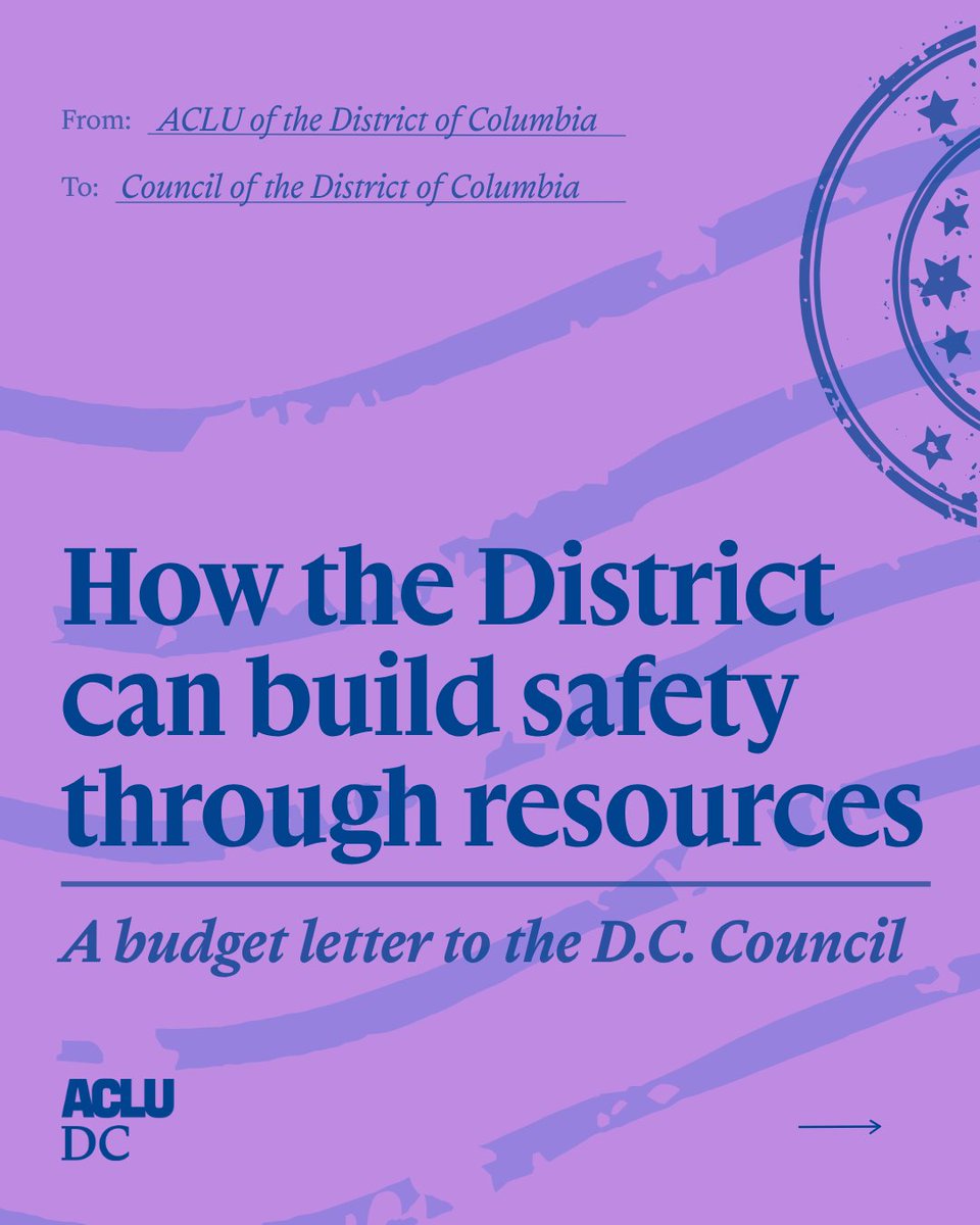 ACLU of the District of Columbia tweet media