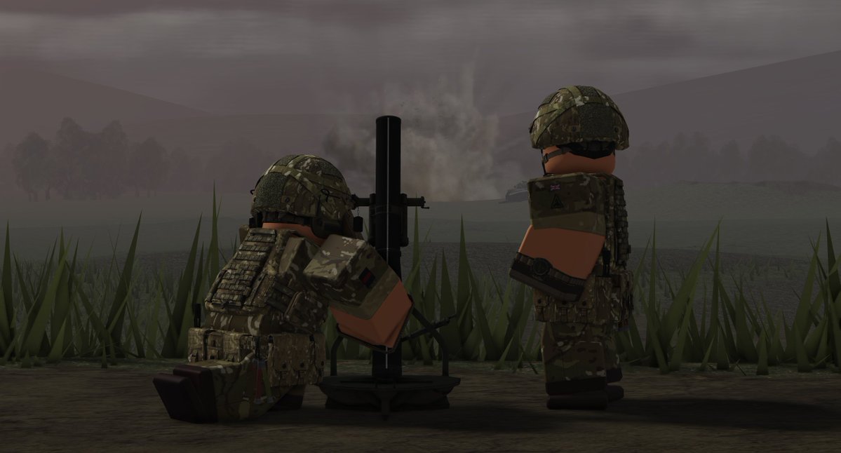 HCavRoblox's tweet photo. This week, members of the Household Cavalry completed the Mortars Course. The course enables troopers to operate the 81mm mortar in combat across the globe, providing effective fire support to infantry soldiers on the battlefield. https://t.co/U5lPB3A5xT
