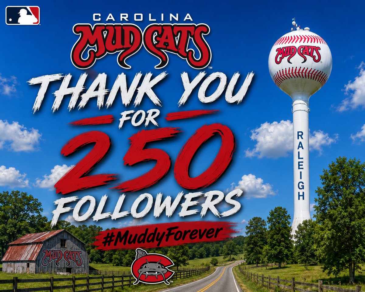 Carolina Mudcats MLB tweet media