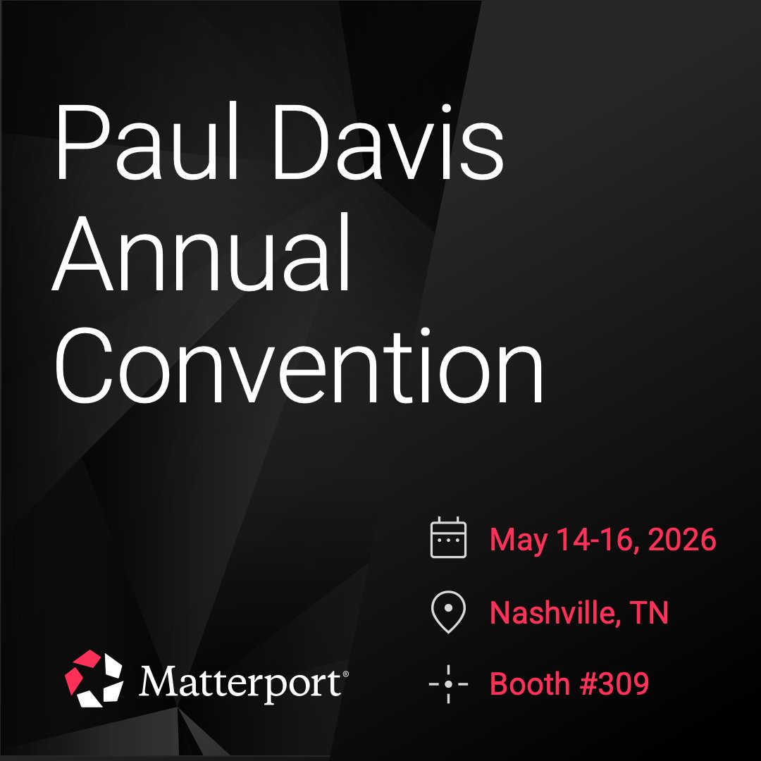 Matterport's tweet photo. Matterport gives Paul Davis teams the digital documentation they need to move faster, communicate clearly, and deliver better outcomes for customers, carriers, and internal teams alike.

See it in action at Booth #309 during the #PaulDavisAnnualConvention, May 14 - 15! https://t.co/oOUOtoGIEl