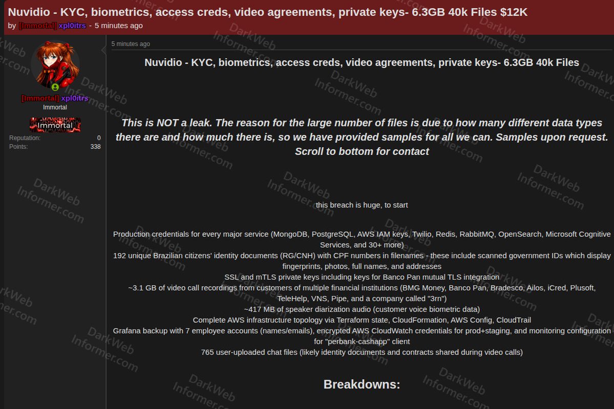 Dark Web Informer tweet media