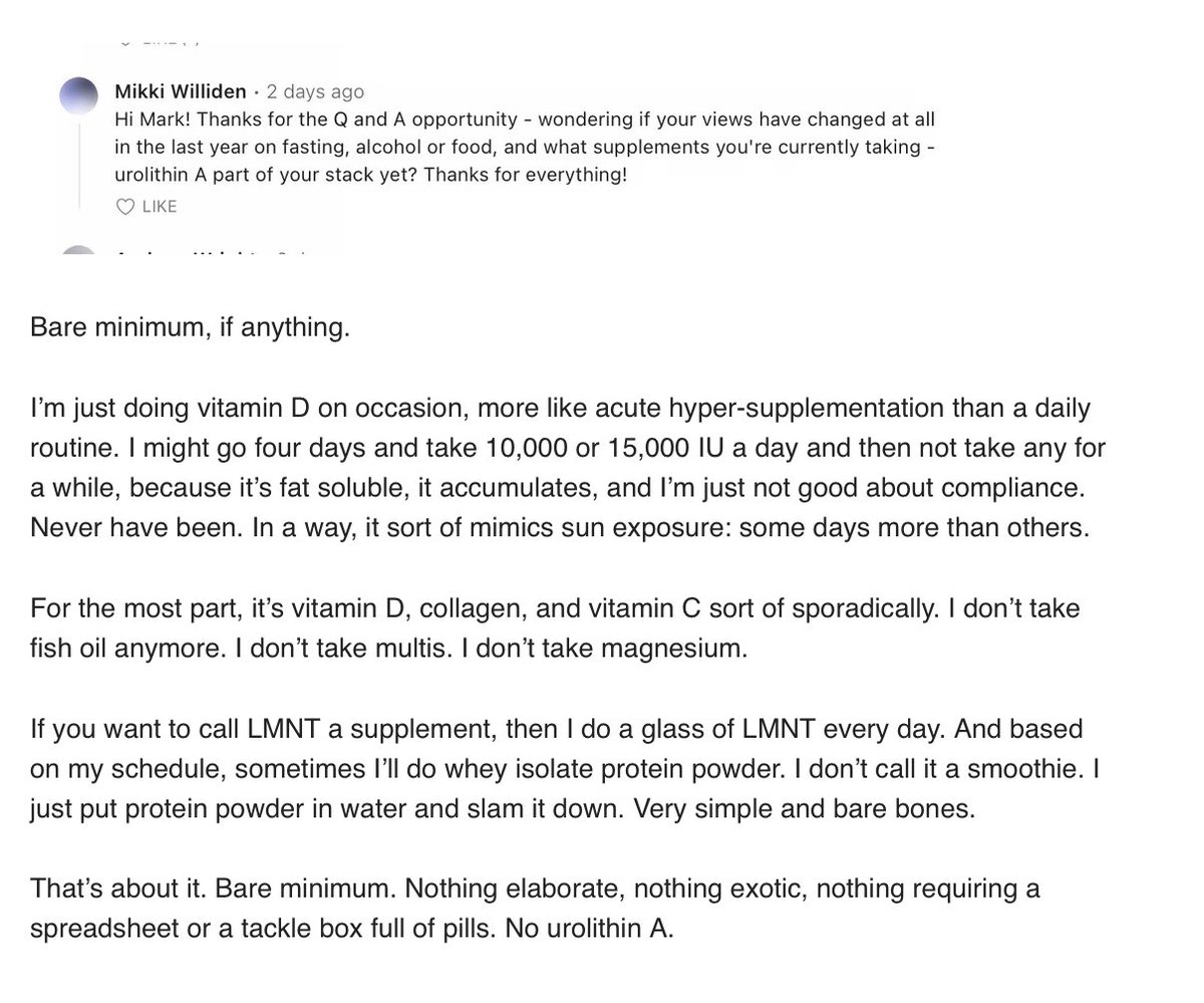 Mark_Sisson's tweet photo. Answered a few questions on the newsletter https://t.co/Y6oidmc7gK