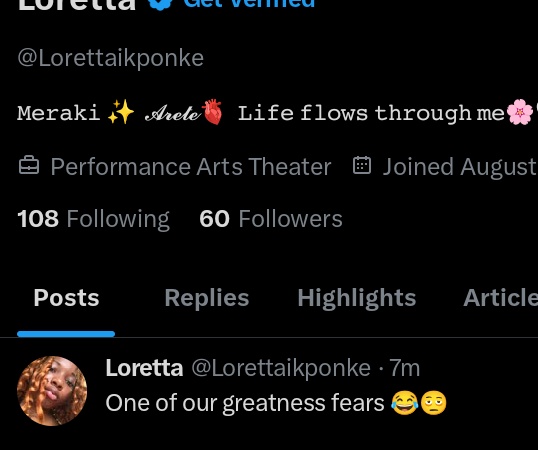 Loretta tweet media
