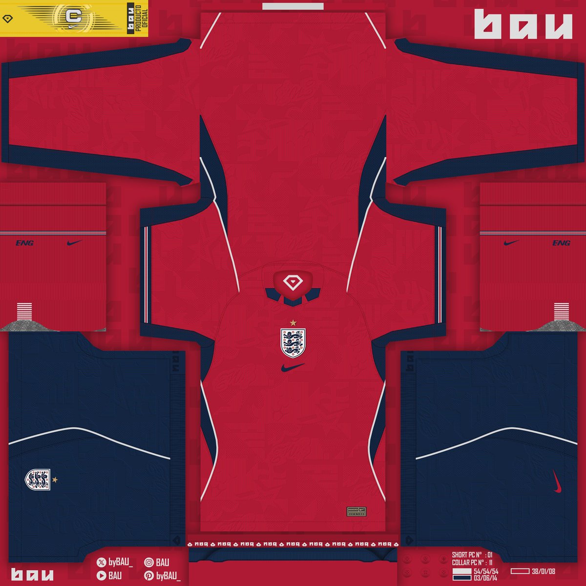 byBAU_'s tweet photo. ENGLAND NATIONAL TEAM 2026-27 Kits🏴󠁧󠁢󠁥󠁮󠁧󠁿
Home / Away / Gks

@England 

#adidas #FIFAWorldCup #CopaMundialFIFA #Somos26 #Mundial2026 #peru #Mex2026 #USA2026 #Soccer #PES2021 #eFootball #eFootballHUB #PS4share #patterns

>> Drive: https://t.co/yANZ2RZMYH https://t.co/6IJNNsRJp3