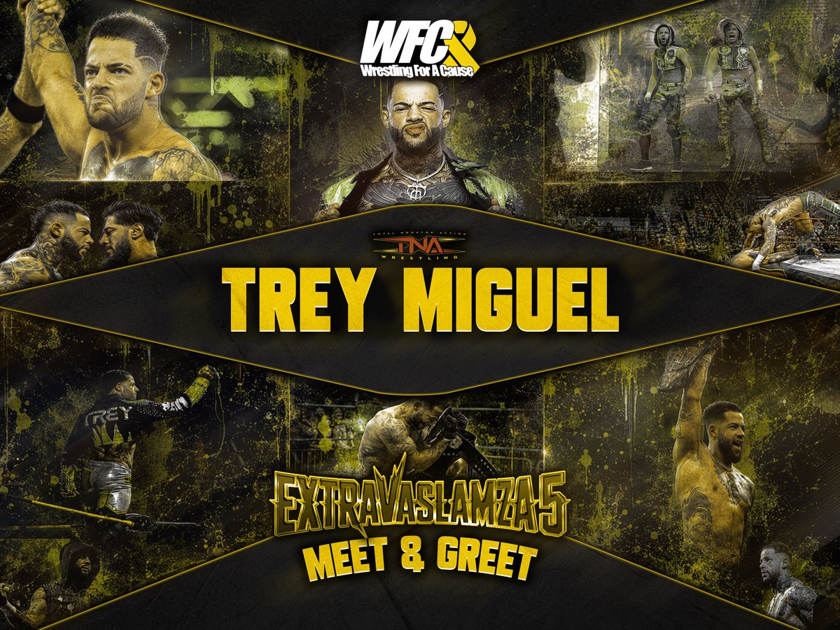 WFCPRIME's tweet photo. .@TheTreyMiguel is coming to #ES5! ⚡️

Meet the TNA Star LIVE!
📍 The Property Event Center
Broken Arrow, OK
⏰ Fan fest
3-6pmVIP 
Pre-Show 6:20pm
First Match 7pm
📅 July 11

🎟️ https://t.co/ieXmDonqZK https://t.co/UdFPx7yduH