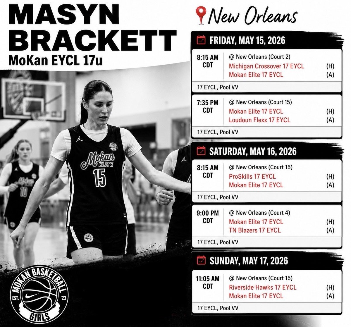 MasynBrackett's tweet photo. Cant wait to play this weekend, come watch! https://t.co/X31mEpzYF5