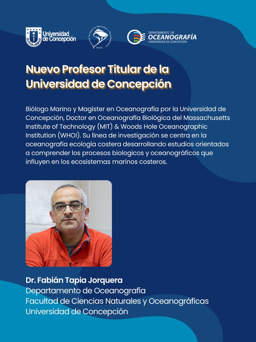 Departamento de Oceanografía UdeC tweet media