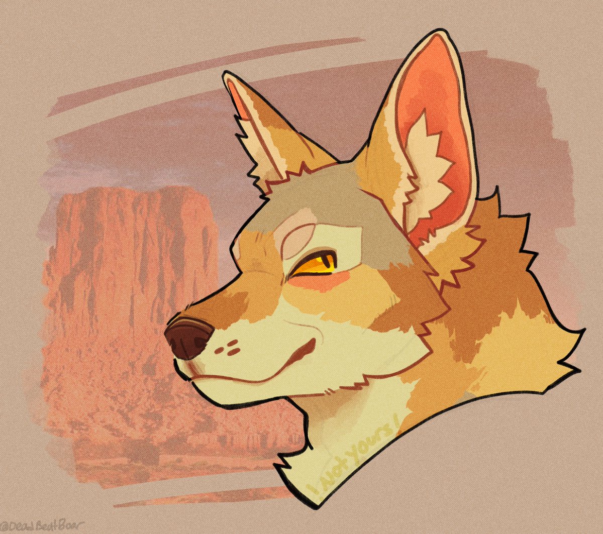 DeadBeatBoar's tweet photo. Coyote design 

#furryart https://t.co/ZrfpBVmHJZ