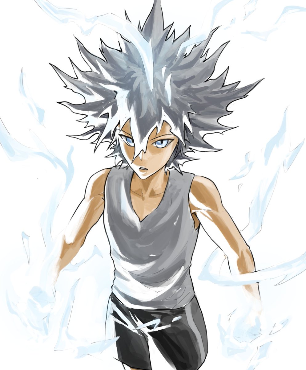 V_anderss0n's tweet photo. Killua God-Speed #HunterxHunter #Killua https://t.co/KTAC31Fxql