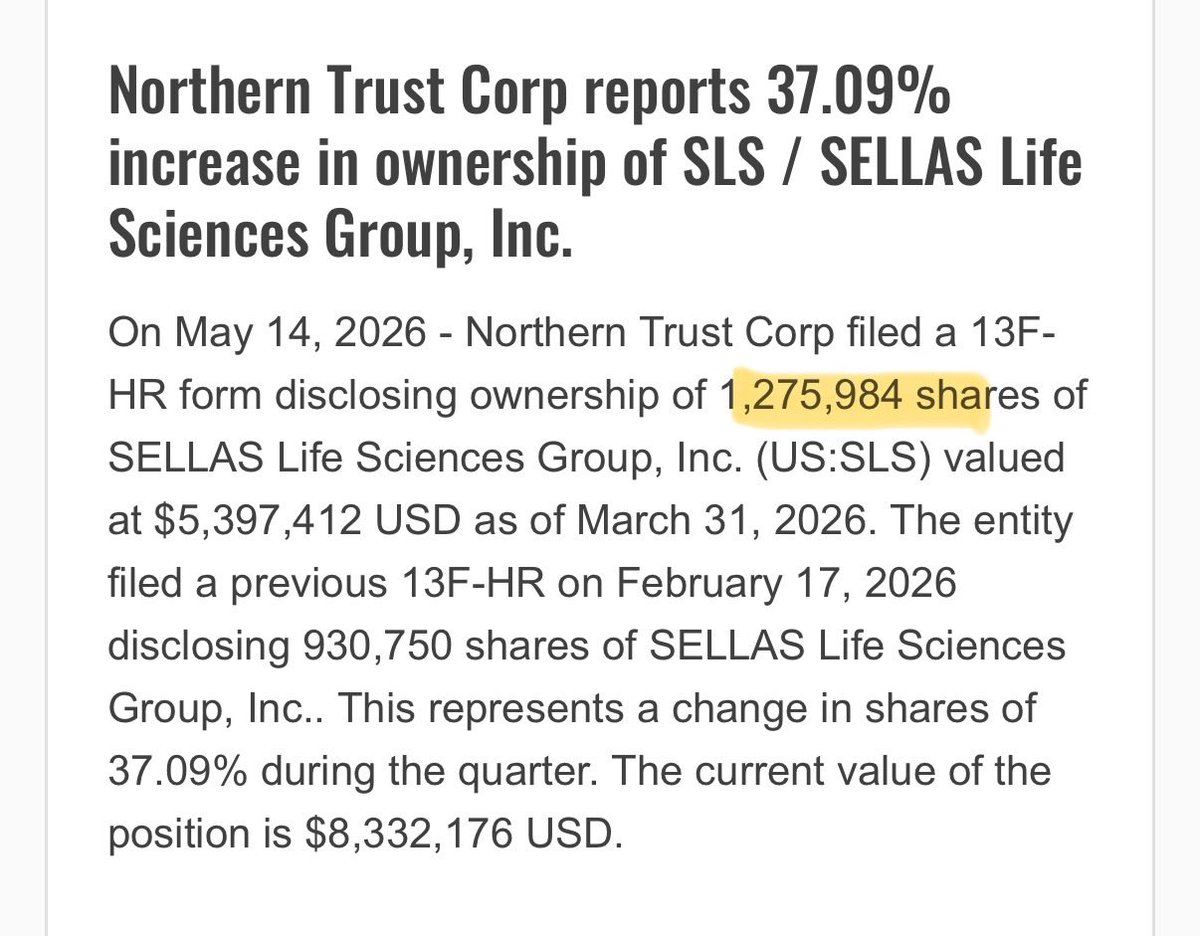 alessandrobanca's tweet photo. @Yomommasay Another one $SLS https://t.co/v24zU2qQvp