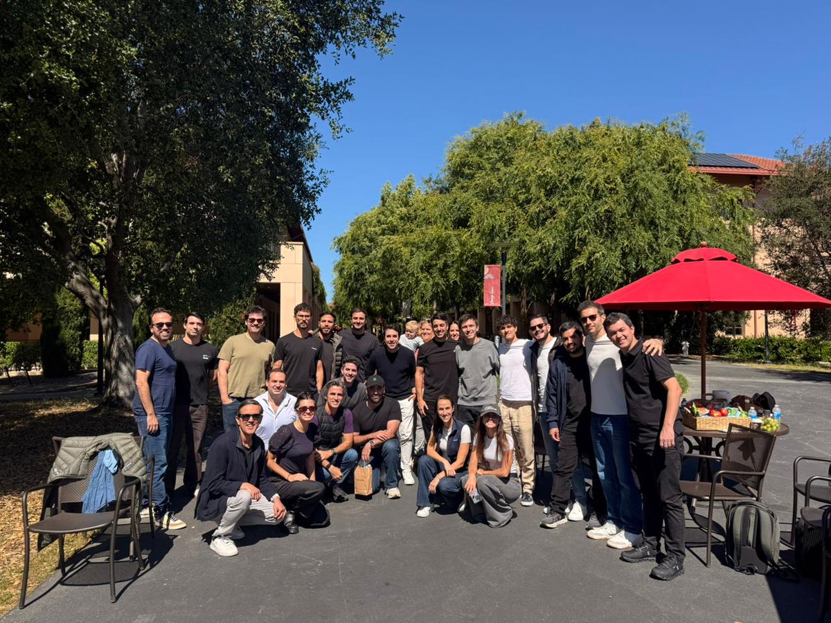 NewtopiaVC's tweet photo. Day 3 of #CommunityWeek at Stanford GSB as the backdrop🏛️

4 conversations, 4 completely different vantage points.

First up: Claudio Angrigiani from xAI. A window into what building at the frontier of AI actually looks like. https://t.co/C49ZoUZVXh