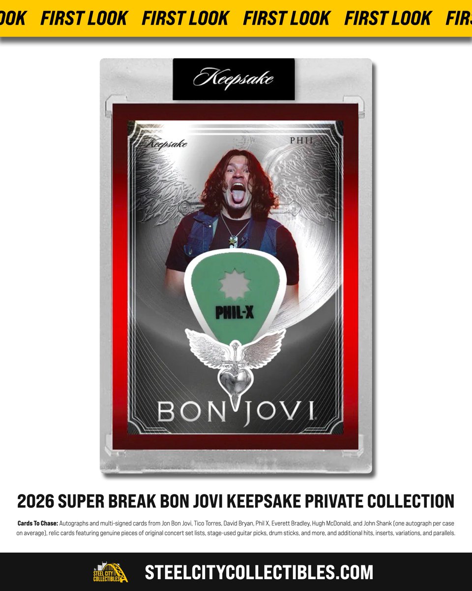 Chase on-card autographs and multi-signed cards from Jon Bon Jovi
