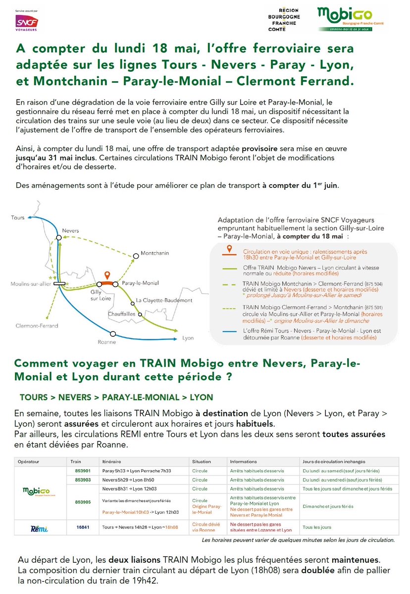 Trains Cévennes Auvergne tweet media