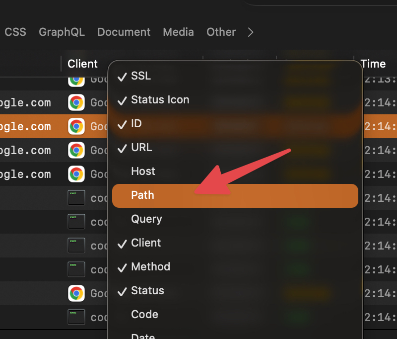 proxyman_app's tweet photo. @mariusfanu You can change the Truncate Style in the General tab (Settings)

Tip: You can right-click on the Table Column -> Select the Path, so you can see only the Path https://t.co/aBd8OblIgB