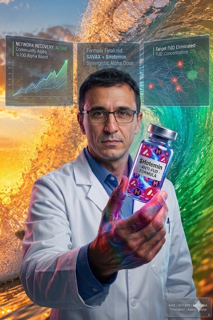 bgbrthrs's tweet photo. $AVAX brings the heat, @nobsfud brings the pure Alpha. 🤝

Combining the raw power of $AVAX and the precision Alpha of $Hotemin into one ultimate FUD cure. 🧪 Science never lies, and the community is ready. The form is final. The chain reaction has begun.🔺🚀

Working late in the lab to ensure a pure dose for the community. WAGMI

$hotemin  $AVAX @Avalanche