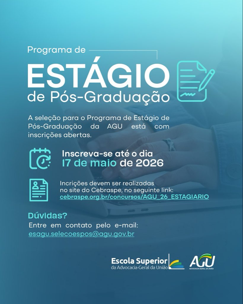 Escola Superior da AGU tweet media