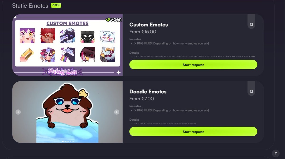 StringsCat | Emote Artist |✨COMMISSIONS OPEN🌙 tweet media