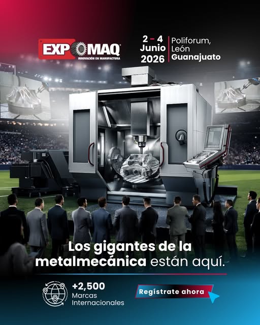 Wavetheplate's tweet photo. ¡El escenario está listo para el Mundial de la Metalmecánica! 🏆⚙️
🔗 Asegura tu lugar y regístrate aquí: https://t.co/6VsF3DReSS
#EXPOMAQ2026 #Metalmecanica #CNC #Automatizacion #Robotica #ManufacturaMexico https://t.co/5LlU7rLYFY
