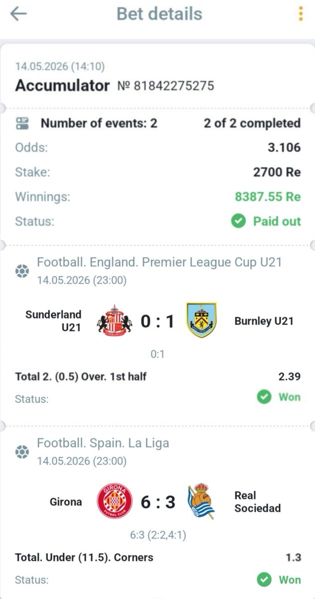 3+ daily football odds tweet media